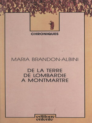 cover image of De la terre de Lombardie à Montmartre
